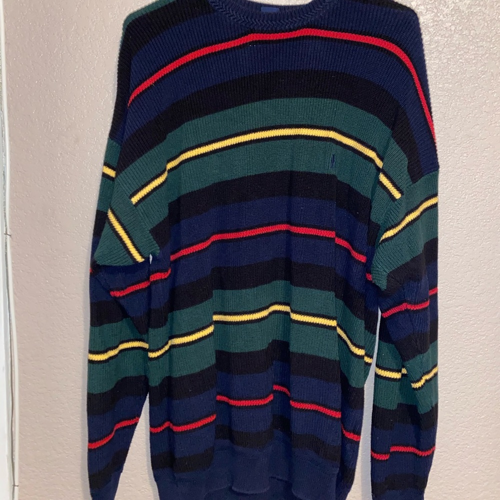 Oversized striped sweater